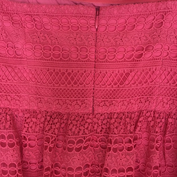 J.Crew Strapless Pink Dress In Mixed Lace - Picture 8 of 13